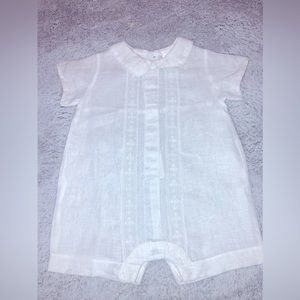 Linen baby dress